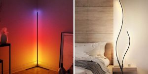 luminária de piso para quarto de casal